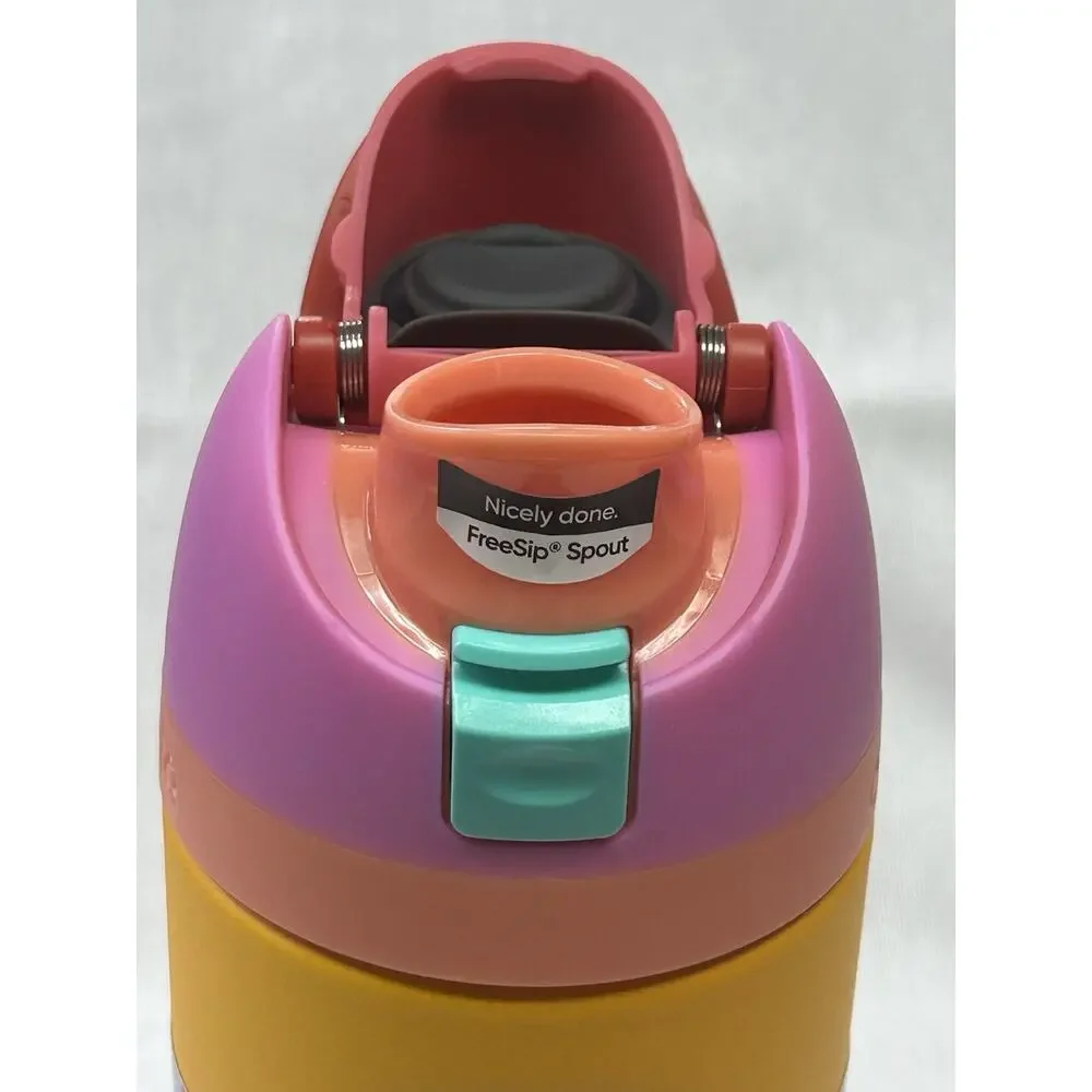 Owala Kids FreeSip Insulated Stainless Steel Water Bottle - 16 oz Tropical - Picture 7 of 9